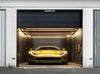 garage poster motif GOLDENER SPORTWAGEN