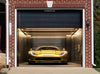 garage poster motif GOLDENER SPORTWAGEN