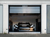 Garagenplane Motiv BLACK SPORTS CAR