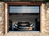 Garagenplane Motiv BLACK SPORTS CAR