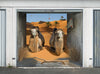 garage poster motif DESERT CAMELS