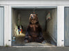 garage poster motif SEATED BEAR
