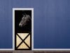 door billboard motif BLACK HORSE
