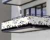 balcony banner motif SOCCER / FOOTBALL