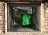 garage poster motif GREEN GHOST