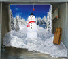 garage poster motif SNOWMAN