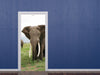 door billboard motif WILD ELEPHANT